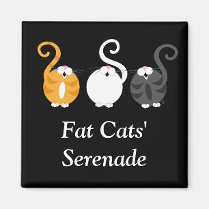 Imán La serenata de los gatos gordos