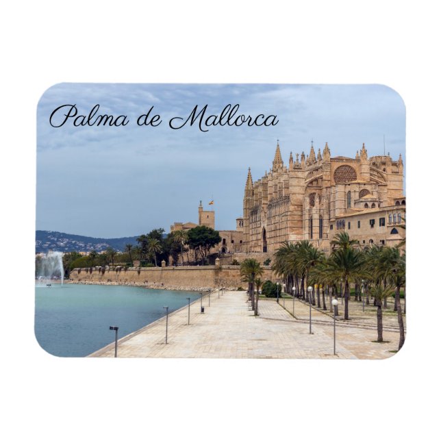 Imán La Seu, la Catedral de Palma de Mallorca - España (Horizontal)