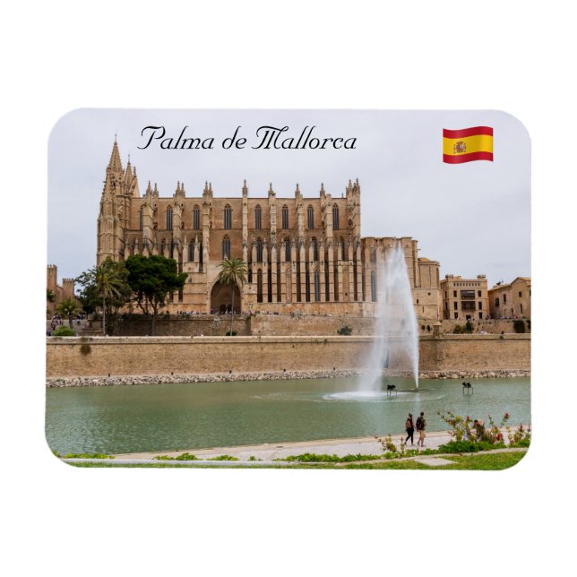 Imán La Seu, la Catedral de Palma de Mallorca - España (Horizontal)