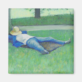 Imán La Siesta (por Gustave Caillebotte)
