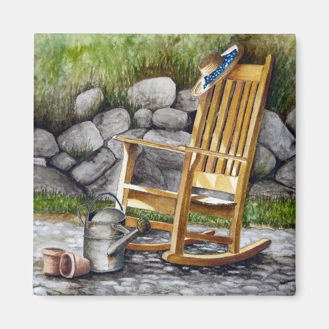 Imán La silla de roca (Frente)