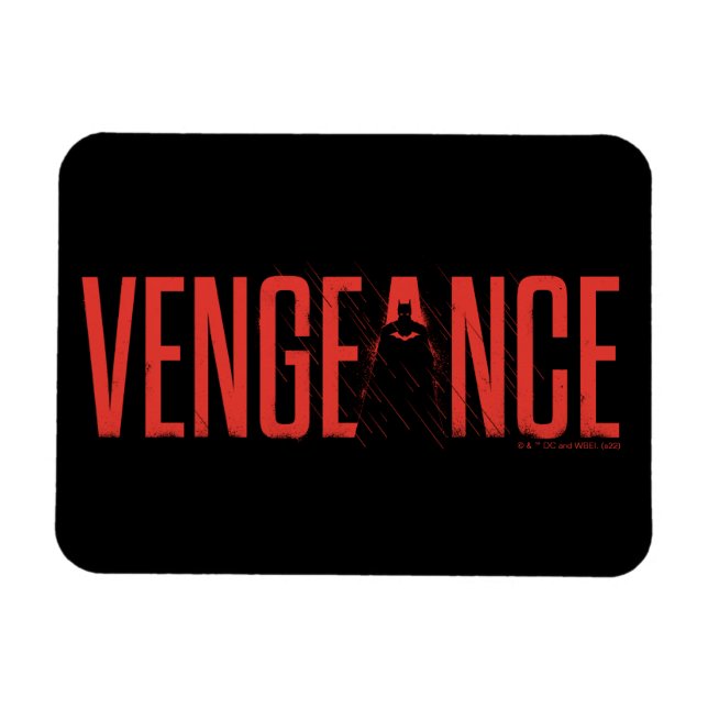 Imán La silueta de la venganza de Batman (Horizontal)