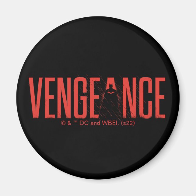 Imán La silueta de la venganza de Batman (Frente)