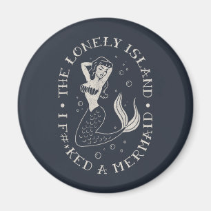 Imán La sirena sola de la isla