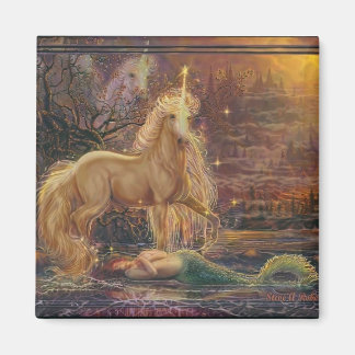 Imán La sirena y el unicornio