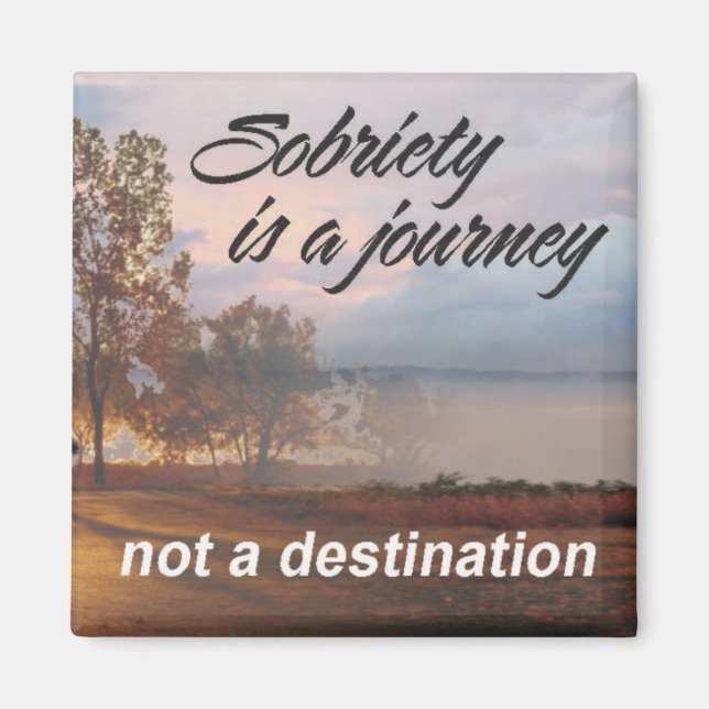 Imán la sobriedad es un viaje (Frente)