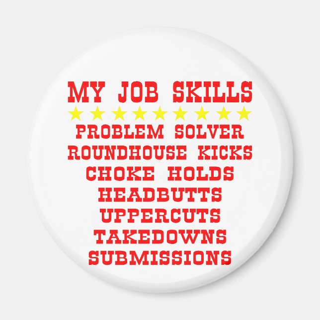 Imán La solución de problemas de habilidades laborales  (Frente)