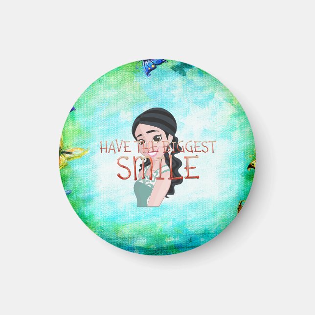 Imán La sonrisa más grande (Frente)