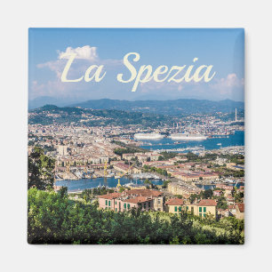 Imán La Spezia Cinque Terre Liguria Italia Regalo Panor