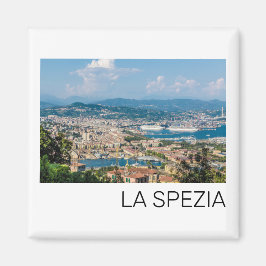 Imán La Spezia Cityscape Liguria Italia Holiday Souveni