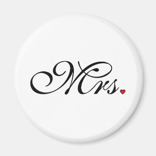 Imán La Sra. Esposa Novia Su Recién Camera