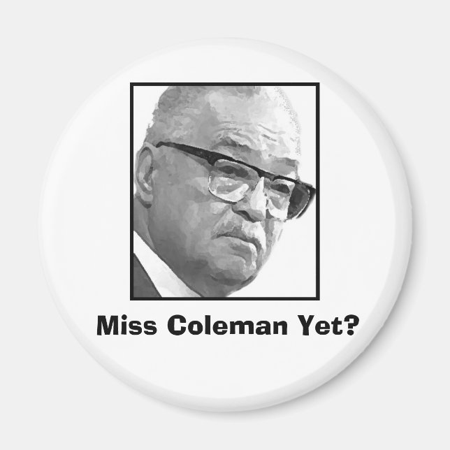 Imán ¿La Srta. Coleman? (Frente)