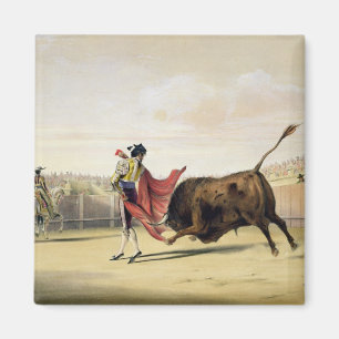 Imán La Suerte de la Capa, 1865 (litho del color)