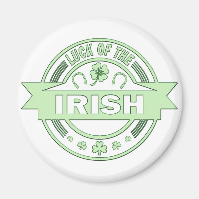 Imán La suerte del día irlandés del San Patricio (Frente)