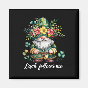 Imán La suerte me sigue Día de San Patricio Verde Fiest