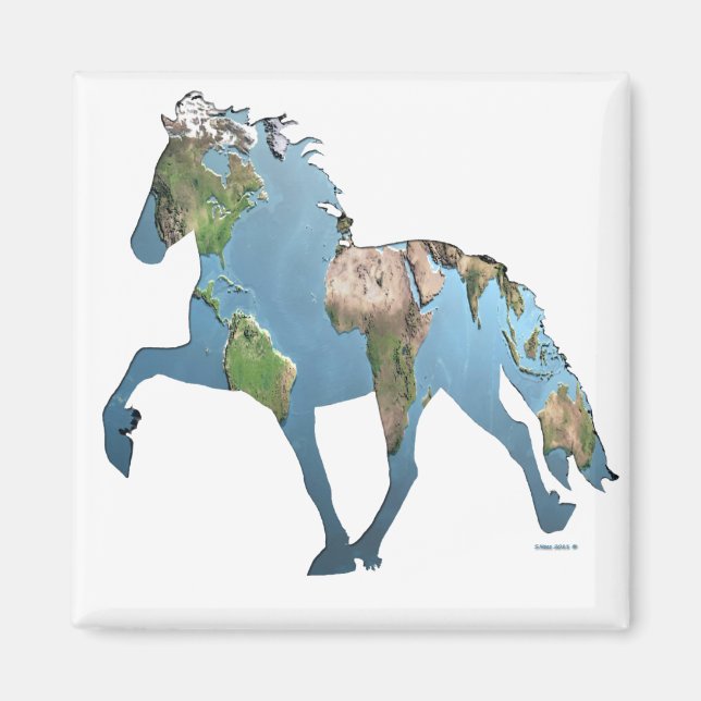 Imán La tala del mundo (Frente)