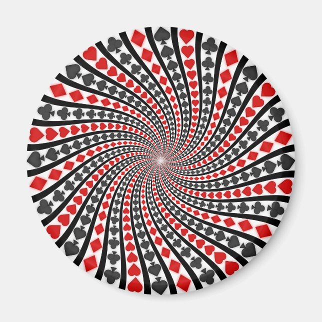 Imán La tarjeta de juego se ajusta a la espiral: (Frente)