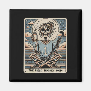 Imán La tarjeta Tarrot de la madre de hockey sobre césp