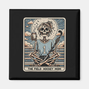 Imán La tarjeta Tarrot de la madre de hockey sobre hier
