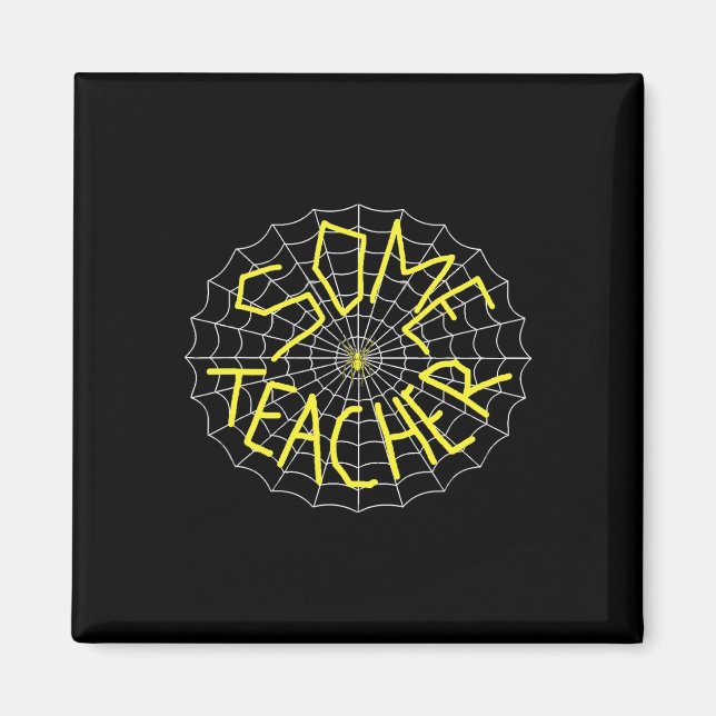 Imán La telaraña de alguna maestra de Charlotte (Frente)