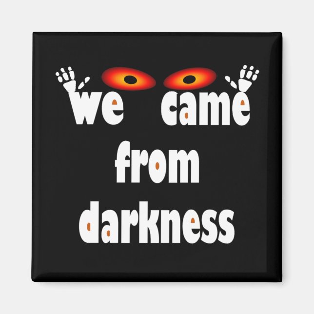 Imán La temporada espeluznante de Halloween está aquí (Frente)