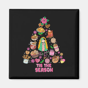 Imán La Temporada Navideña Mexicana Feliz Navidad Xma