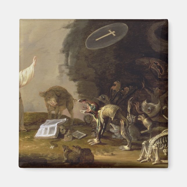 Imán La tentación de San Antonio (panel) (Frente)