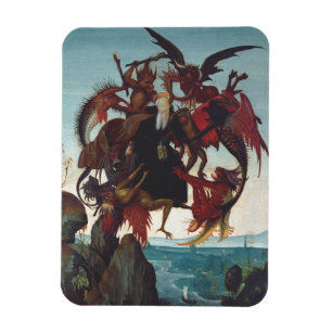 Imán La tentación de San Antonio por Michelangelo