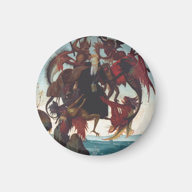 Imán La tentación de San Antonio por Miguel Ángel (Frente)