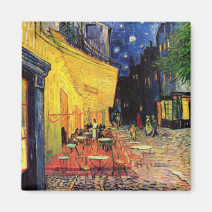 Imán La terraza del Café en Arles, de noche - van Gogh