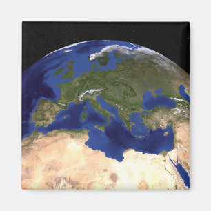 Imán La tierra de mármol azul 7 de la generación