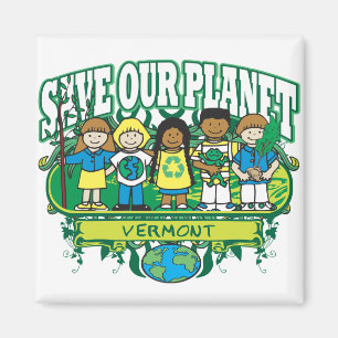 Imán La tierra embroma Vermont