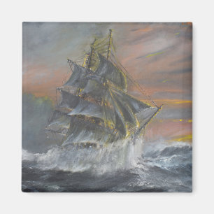 Imán La tierra Nova dirige en un amanecer feroz del