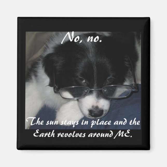 Imán "La Tierra Se Revuelta A Mi Alrededor" (Frente)