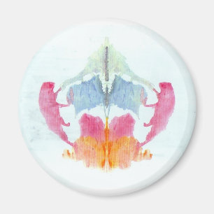 Imán La tinta de la prueba de Rorschach borra el animal