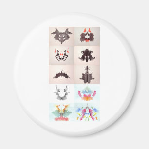 Imán La Tinta De Prueba Rorschach Bloque Las 10 Placas 