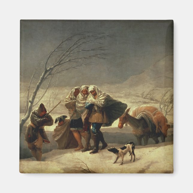 Imán La tormenta de nieve, 1786-87 (Frente)