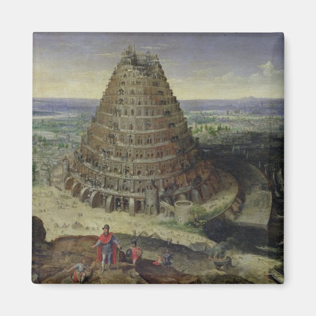 Imán La Torre de Babel, 1594 (Frente)