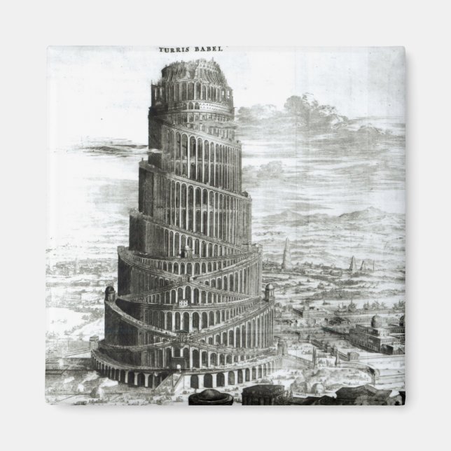 Imán La Torre de Babel, 1679 (Frente)