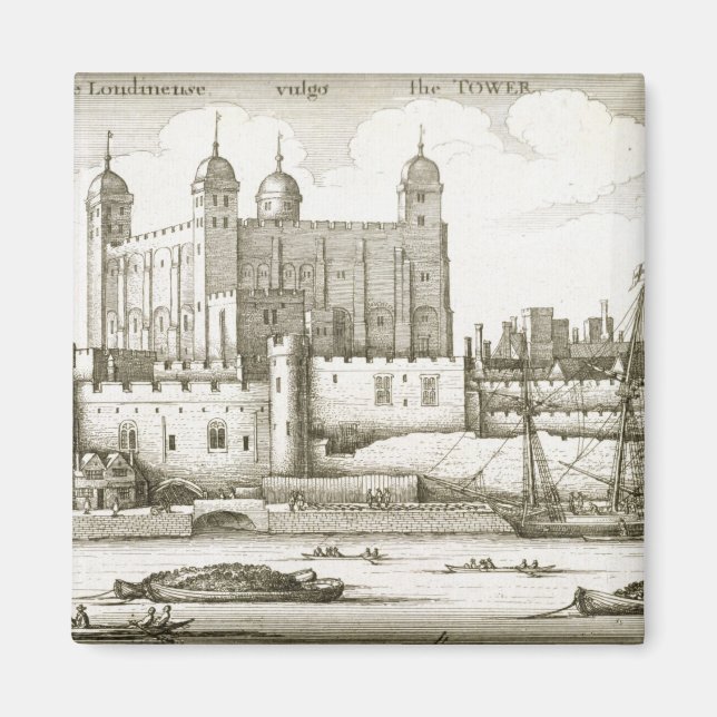 Imán La Torre de Londres, 1647 (grabado) (Frente)
