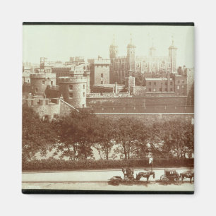 Imán La torre de Londres (foto de la sepia)