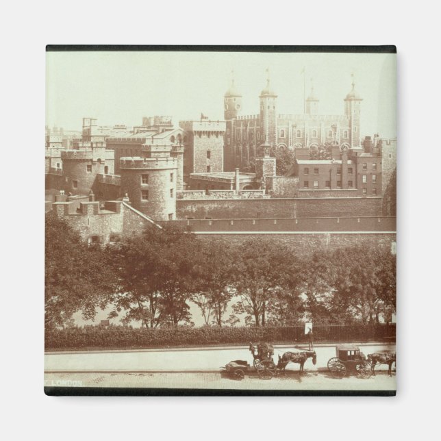 Imán La Torre de Londres (foto de sepia) (Frente)