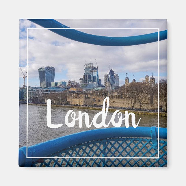 Imán La Torre de Londres Inglaterra Gran Bretaña (Frente)