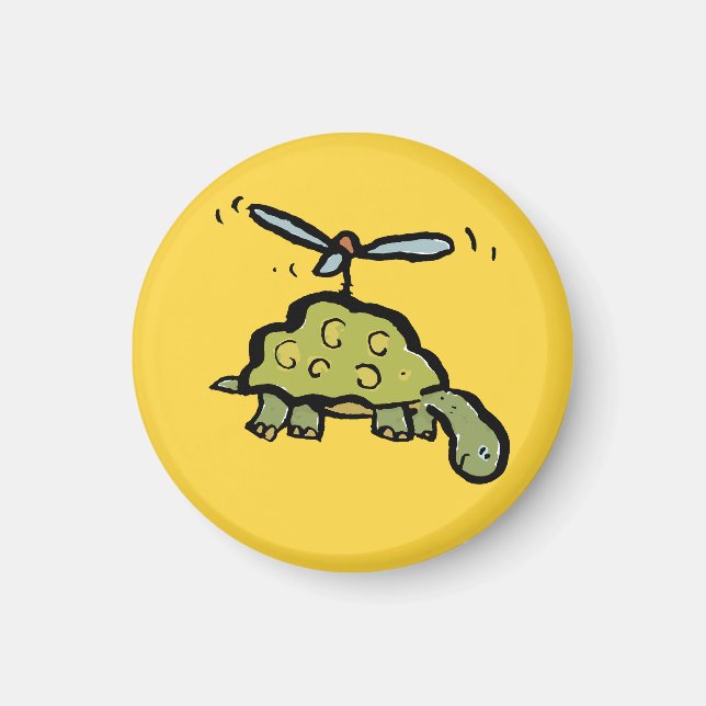 Imán la tortuga helicóptero (Frente)