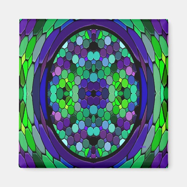 Imán La tortuga mosaica... (Frente)