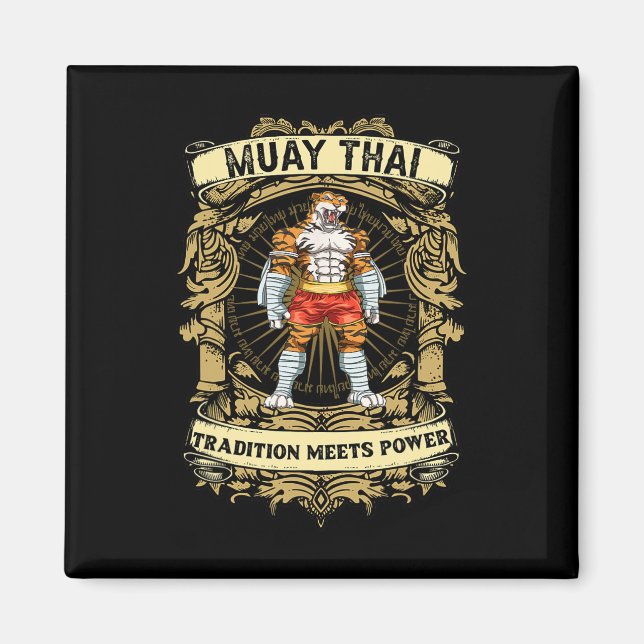 Imán La tradición se une al poder - Kickboxing y Muay T (Frente)