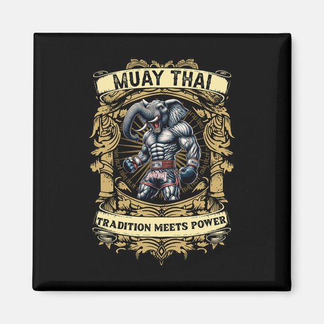 Imán La tradición se une al poder: kickboxing y Muay Th (Frente)