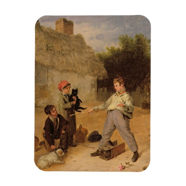 Imán La trampa de la rata (aceite en el panel) (Vertical)