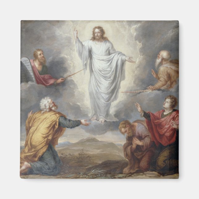 Imán La transfiguración (aceite sobre cobre) (Frente)