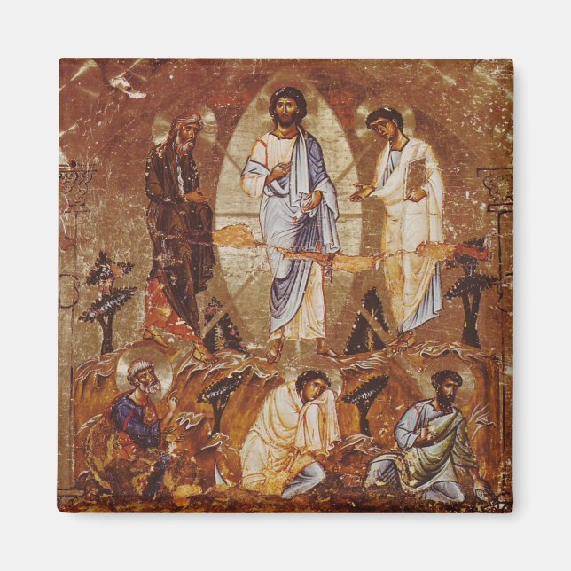 Imán La transfiguración del icono de Cristo (Frente)